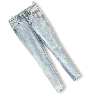 Old Navy Rockstar Super Skinny Mid-rise Button-fly Stonewashed Jeans size 10